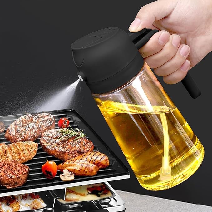 2-in-1 Oil Sprayer Bottle – 500ml