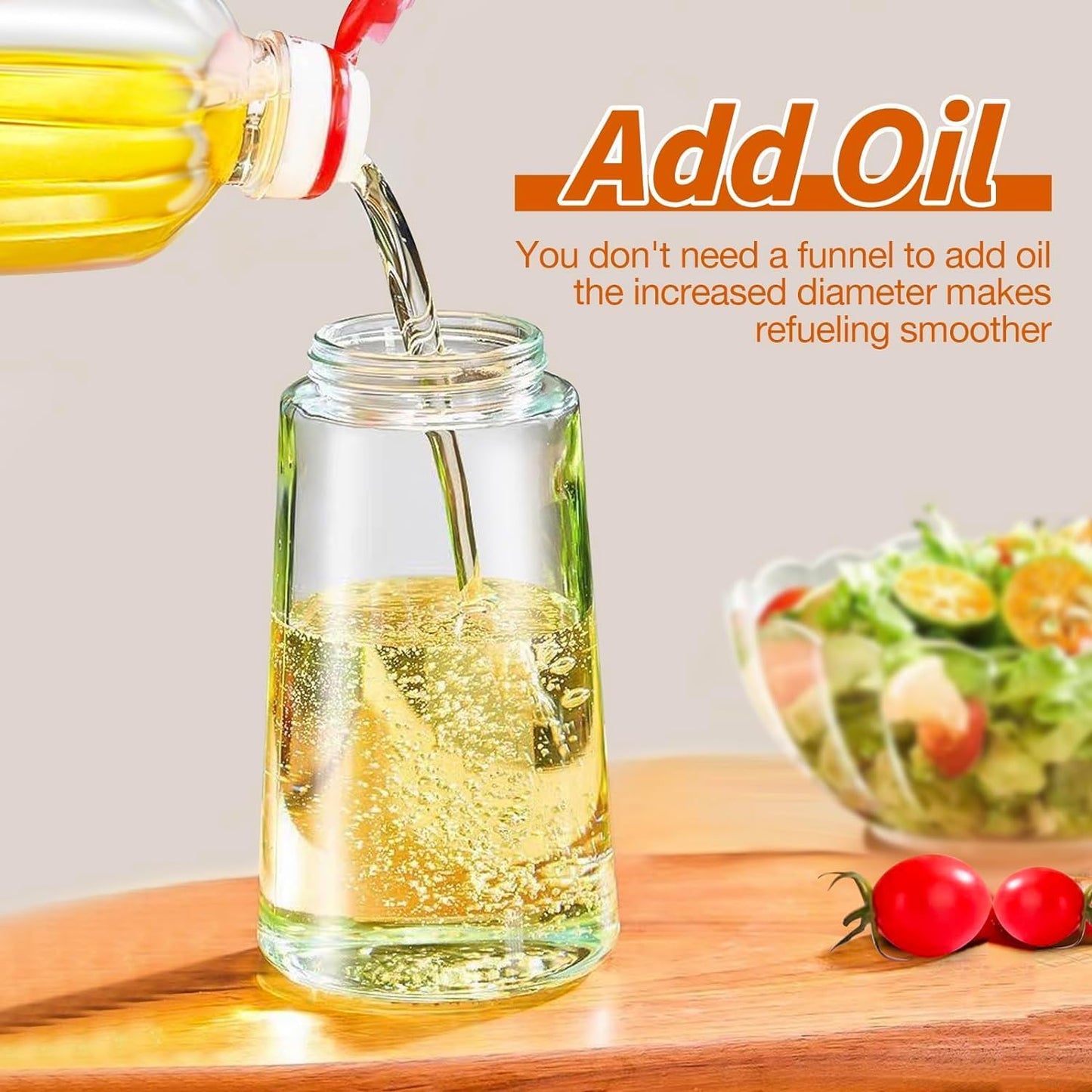2-in-1 Oil Sprayer Bottle – 500ml
