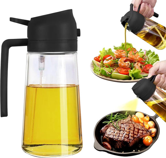 2-in-1 Oil Sprayer Bottle – 500ml